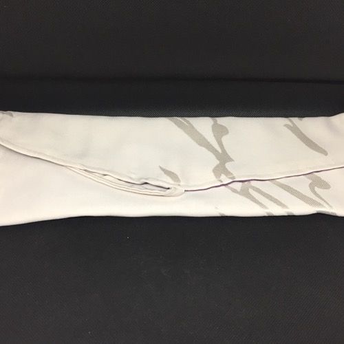 Porte-texte en brocard tibétain gris